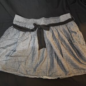 Maurices Black and Gray Striped Garment
